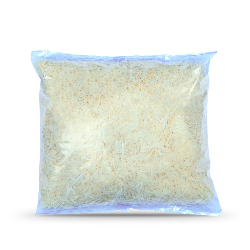 Large Packs of Hard Cheese in Julienne Strips