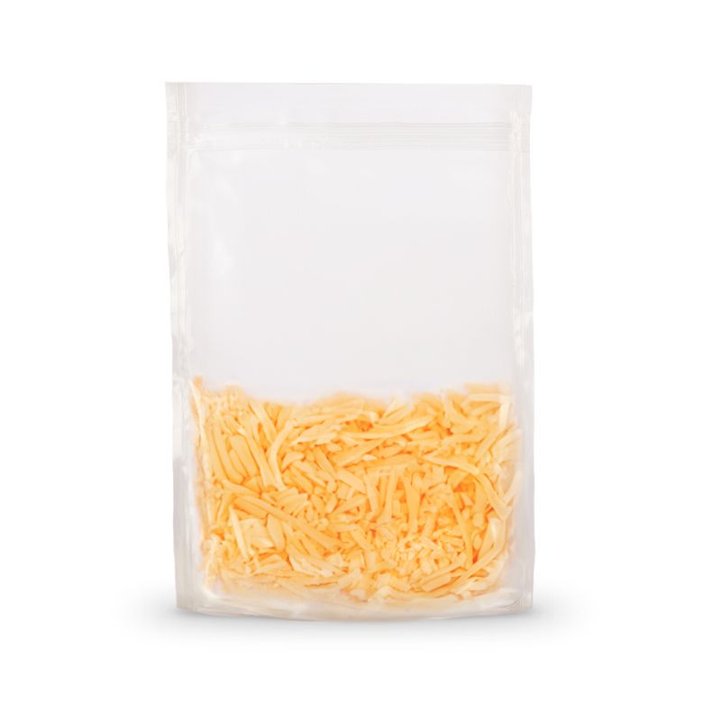 Gouda and Cheddar in Julienne Strips in Standup Sachets