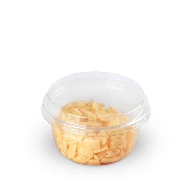 Gouda and Cheddar Flakes in Tubs