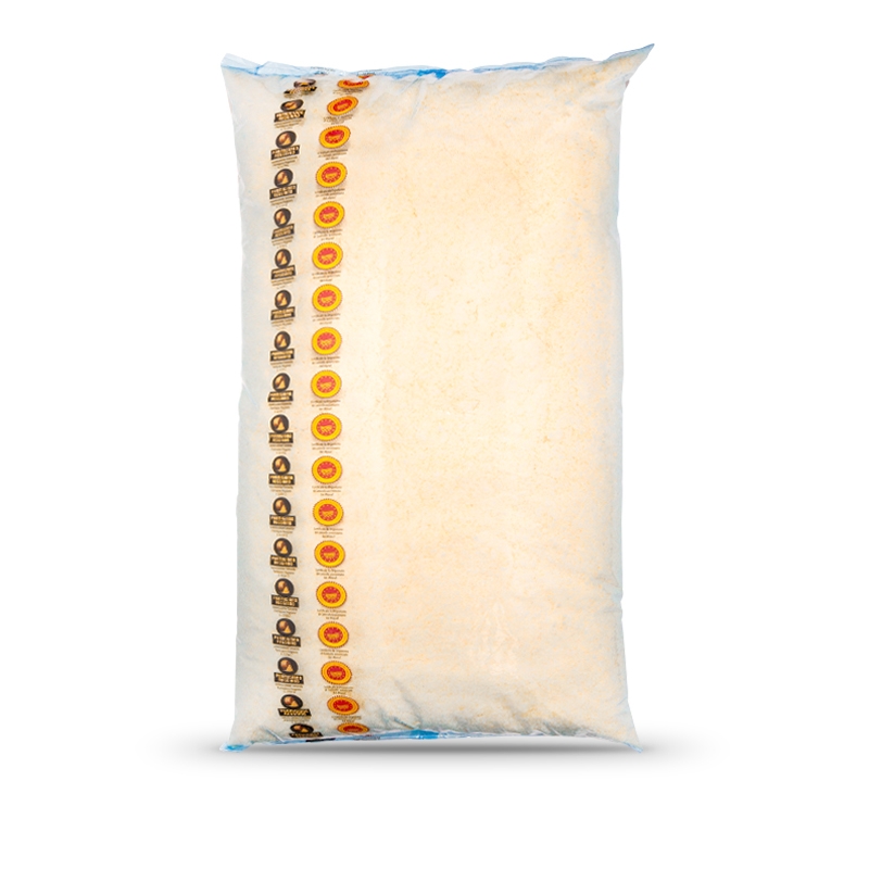 Large Packs of Grated Organic Parmigiano Reggiano 500g 5kg